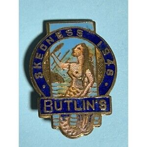 Butlins Badge  -  Skegness 1948  -  maker W. Reeves  Birmingham-military Pin GUC